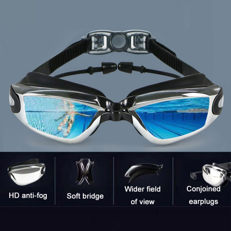 Lunettes de Natation Myopie Étanches Anti-buée HAIZID HD, Noir Optique, Bleu Optique, Rose Optique, Gris Optique, Noir Plaqué, Gris Plaqué, Bleu Plaqué, Rose Plaqué, Myopie 150 Degrés, Myopie 200 Degrés, Myopie 250 Degrés, Myopie 300 Degrés