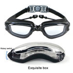 Lunettes de Natation Myopie Étanches Anti-buée HAIZID HD, Noir Optique, Bleu Optique, Rose Optique, Gris Optique, Noir Plaqué, Gris Plaqué, Bleu Plaqué, Rose Plaqué, Myopie 150 Degrés, Myopie 200 Degrés, Myopie 250 Degrés, Myopie 300 Degrés