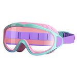 Lunettes de Natation Enfants Anti-buée Cadre Large Confortable, Macaron, Bleu Marée Basse, Orange Citrouille, Blanc Lait, Bleu Lac Glacé, Rose Bleu, Bleu Lac Électroplaqué, Blanc Lait Électroplaqué, Rose Lait Électroplaqué