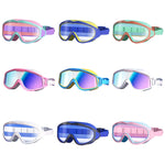 Lunettes de Natation Enfants Anti-buée Cadre Large Confortable, Macaron, Bleu Marée Basse, Orange Citrouille, Blanc Lait, Bleu Lac Glacé, Rose Bleu, Bleu Lac Électroplaqué, Blanc Lait Électroplaqué, Rose Lait Électroplaqué