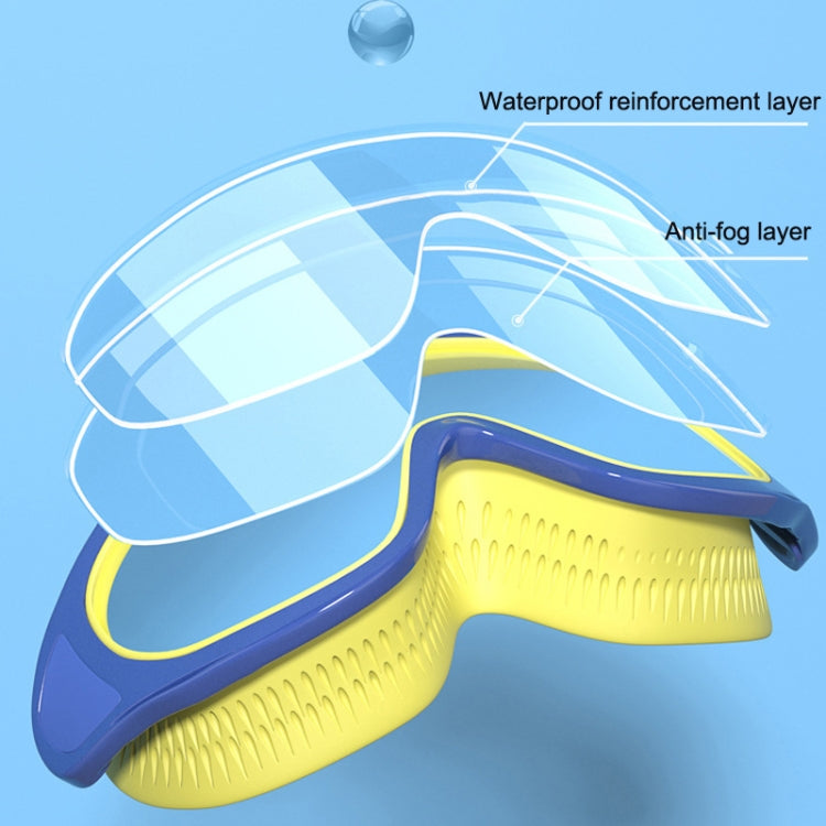 Lunettes de Natation Enfants Anti-buée Cadre Large Confortable, Macaron, Bleu Marée Basse, Orange Citrouille, Blanc Lait, Bleu Lac Glacé, Rose Bleu, Bleu Lac Électroplaqué, Blanc Lait Électroplaqué, Rose Lait Électroplaqué