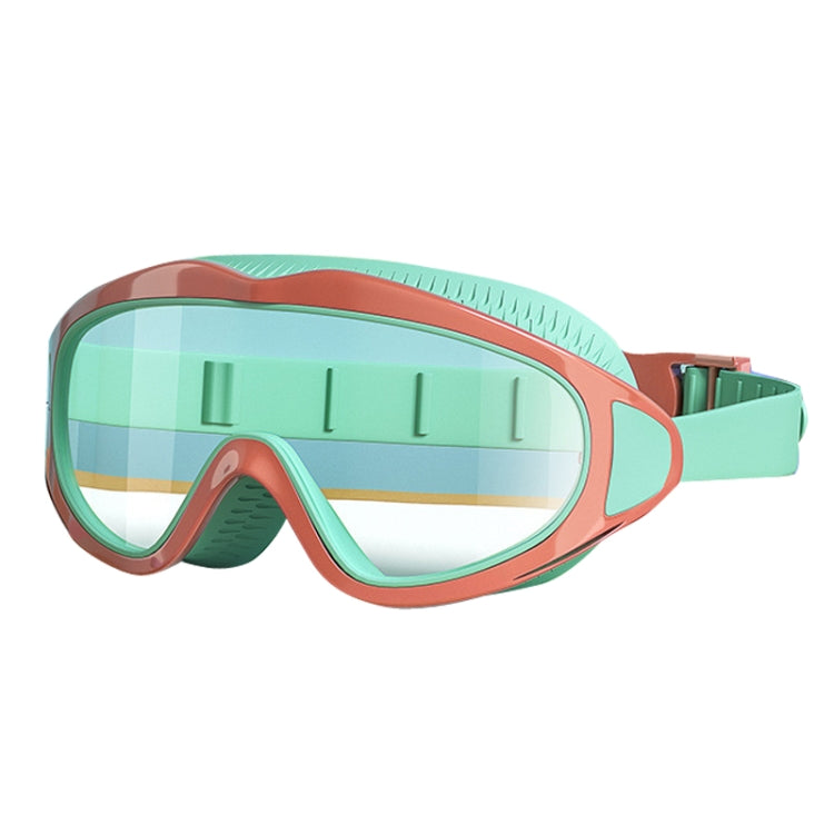 Lunettes de Natation Enfants Anti-buée Cadre Large Confortable, Macaron, Bleu Marée Basse, Orange Citrouille, Blanc Lait, Bleu Lac Glacé, Rose Bleu, Bleu Lac Électroplaqué, Blanc Lait Électroplaqué, Rose Lait Électroplaqué