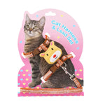 Laisse confortable, réglable et anti-évasion pour chat, T, G
