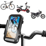 Sac étanche pour vélo, support transparent pour téléphone à rabat pour moto, support transparent pour vélo à rabat