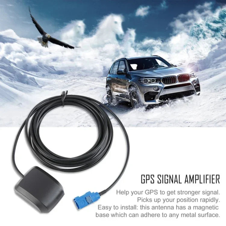 Antenne GPS magnétique pour autoradio, GPS-01, interface SMA/FAKRA-C