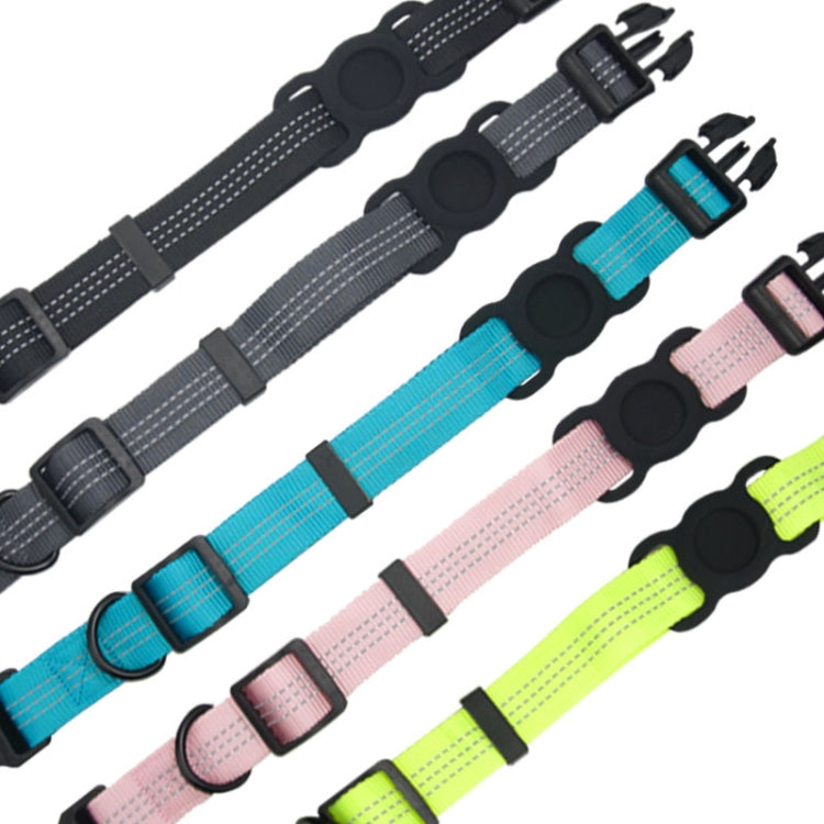 Collier de protection pour dispositif GPS pour chien PUGGA GG1002 en polyester, tailles M, L