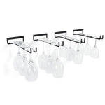 Support de Verres à Pied Suspendu en Fer Forgé pour la Maison, Support de Verres à Pied Suspendu