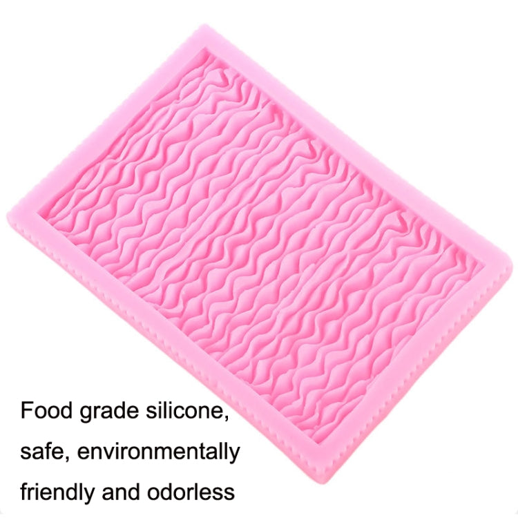 Moule en silicone plissé pour gâteau en fondant de qualité alimentaire, outil de décoration de gâteau, CC562