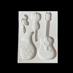 Moule en silicone musical Château pour décoration de gâteaux en chocolat et fondant, Style :, Spécification : Triangle, Triangle, Rectangle