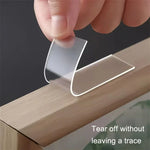 Autocollant transparent sans trace, ruban double-face fort adhésif, 10 boîtes