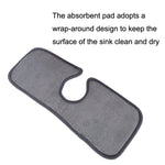 Tapis de vidange d'évier Absorbant Tapis de nettoyage à sec Serviette en fibre Tapis d'eau Livraison couleur aléatoire, Taille :, 38x13.5cm, 46x10cm, 46x15cm, 62.5x13cm