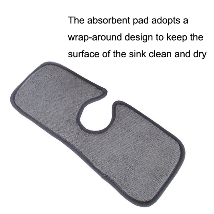 Tapis de vidange d'évier Absorbant Tapis de nettoyage à sec Serviette en fibre Tapis d'eau Livraison couleur aléatoire, Taille :, 38x13.5cm, 46x10cm, 46x15cm, 62.5x13cm