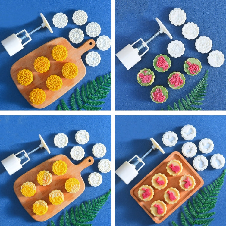 2 PCS Moule à Pâtisserie Rond Pressé à la Main pour la Fête de la Lune Outils de Cuisson, Modèle :, 10, 24, 25, 26, 28, 29, 30, 31, 33, 35, 36, 37, 41, 42, 21