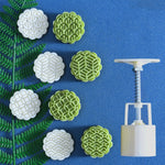 2 PCS Moule à Pâtisserie Rond Pressé à la Main pour la Fête de la Lune Outils de Cuisson, Modèle :, 10, 24, 25, 26, 28, 29, 30, 31, 33, 35, 36, 37, 41, 42, 21