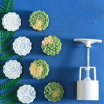 2 PCS Moule à Pâtisserie Rond Pressé à la Main pour la Fête de la Lune Outils de Cuisson, Modèle :, 10, 24, 25, 26, 28, 29, 30, 31, 33, 35, 36, 37, 41, 42, 21