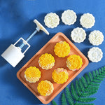 2 PCS Moule à Pâtisserie Rond Pressé à la Main pour la Fête de la Lune Outils de Cuisson, Modèle :, 10, 24, 25, 26, 28, 29, 30, 31, 33, 35, 36, 37, 41, 42, 21