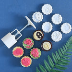 2 PCS Moule à Pâtisserie Rond Pressé à la Main pour la Fête de la Lune Outils de Cuisson, Modèle :, 10, 24, 25, 26, 28, 29, 30, 31, 33, 35, 36, 37, 41, 42, 21