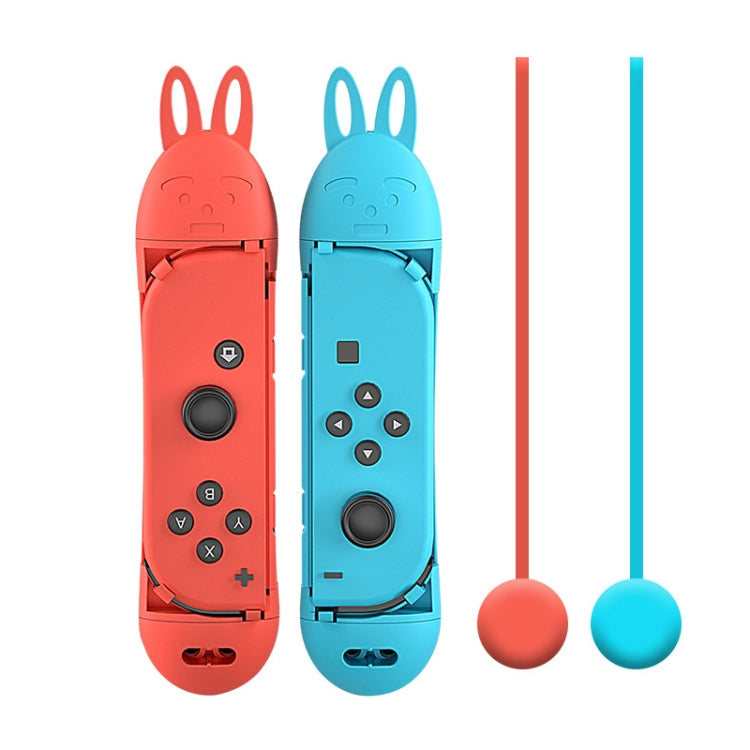 Manette de jeu en forme de corde à sauter pour Switch JOY-CON, pour Switch JOY-CON rose, pour Switch JOY-CON vert et bleu, pour Switch JOY-CON rouge et bleu