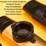 Kazoo professionnel en métal à tonalité réglable, Kazoo tonalité (Argent), Kazoo tonalité (Or), Kazoo tonalité (Vert)