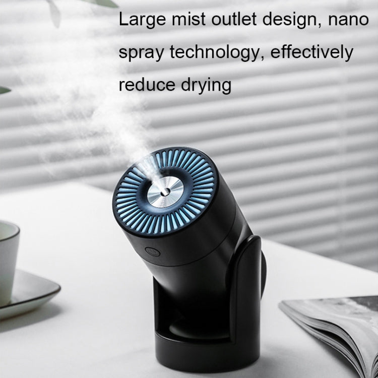 Humidificateur rotatif coloré de veilleuse enfichable USB L09, blanc, rose, noir