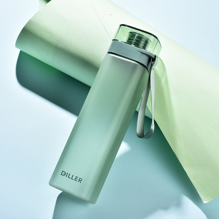 Bouteille d'eau de fitness antifuite Diller D8646 de forme carrée, 400 ml, 550 ml