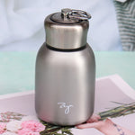 Tasse Cadeau Grand Ventre en Acier Inoxydable 304 de 280 ml avec Isolation Sous Vide et Poignée, Noir, Or, Vert, Argent, Or Rose