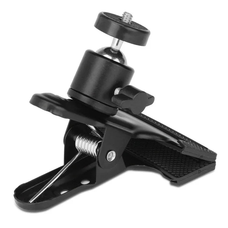 2 supports métalliques pour flash, fixation robuste pour cardan