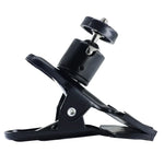 2 supports métalliques pour flash, fixation robuste pour cardan