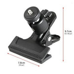 2 supports métalliques pour flash, fixation robuste pour cardan