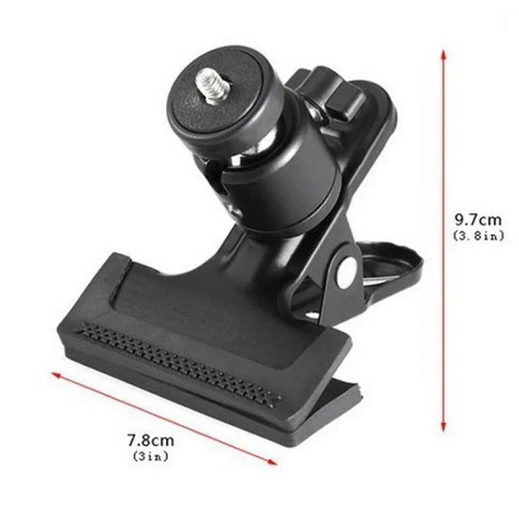 2 supports métalliques pour flash, fixation robuste pour cardan