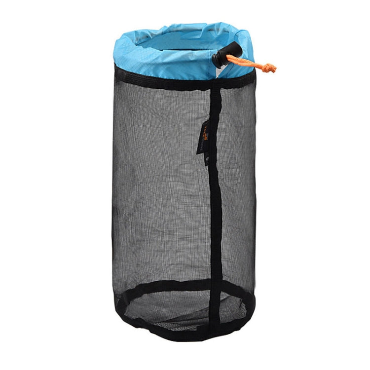 LUCKSTONE WSD2005020 Sac de rangement en maille légère, Taille : S (Gris Bleu), M (Gris Orange), L (Gris Vert), XL (Gris Bleu), XXL (Gris Noir), S (Noir Bleu), M (Noir Orange), L (Noir Vert), XL (Noir Bleu), XXL (Noir Noir)