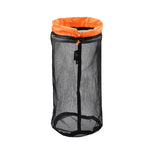 LUCKSTONE WSD2005020 Sac de rangement en maille légère, Taille : S (Gris Bleu), M (Gris Orange), L (Gris Vert), XL (Gris Bleu), XXL (Gris Noir), S (Noir Bleu), M (Noir Orange), L (Noir Vert), XL (Noir Bleu), XXL (Noir Noir)