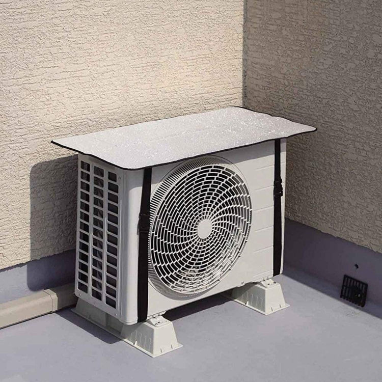 Housse de climatisation universelle, aluminium composite, ignifuge, imperméable, 80 x 40 cm