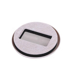 5 patins pour fauteuil d'ordinateur à roulettes antidérapants, base carrée en feutre couleur haricot, base carrée en feutre marron, base ronde en plastique couleur haricot, base ronde en plastique noire