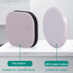 5 patins pour fauteuil d'ordinateur à roulettes antidérapants, base carrée en feutre couleur haricot, base carrée en feutre marron, base ronde en plastique couleur haricot, base ronde en plastique noire