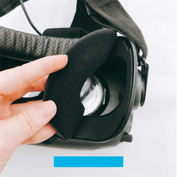 2 Caches Mousse en Similicuir pour Casque HTC VIVE VR, Épais 2cm, Fin 1.5cm
