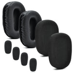 Pour VXI BlueParrott B450-XT B450XT, 10 COTONS MI, 2 PROTECTIONS AUDITIVES EN CUIR PROTÉINÉ, 2 PROTECTIONS AUDITIVES EN ÉPONGE, 2 PROTECTIONS AUDITIVES EN VELOURS
