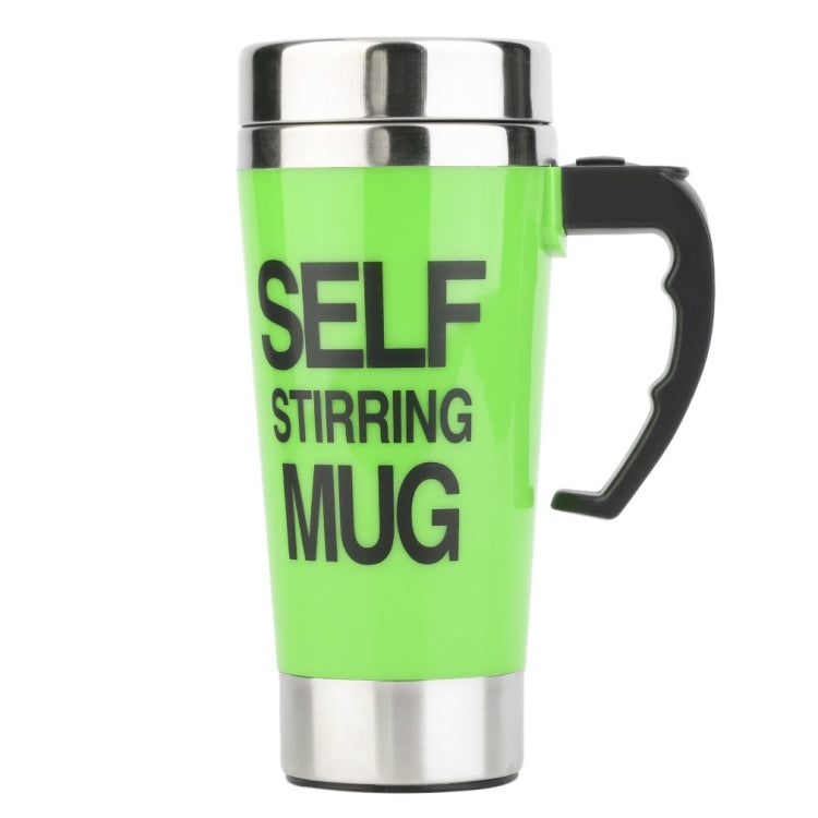 Tasse à café mélangeuse automatique en acier inoxydable 304 FX-589 de 400 ml, vert, blanc, rouge, jaune, noir, bleu