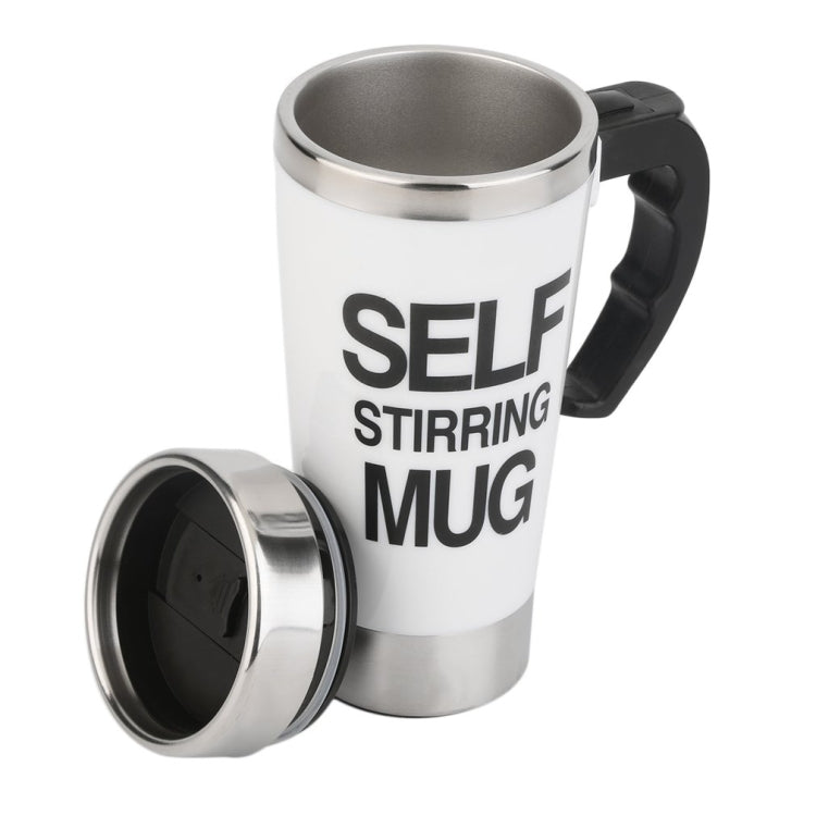 Tasse à café mélangeuse automatique en acier inoxydable 304 FX-589 de 400 ml, vert, blanc, rouge, jaune, noir, bleu