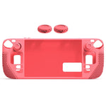 All-Inclusive Silicone Cover With Button Cap For Steam Deck, (Red), (Pink), (Black), (Blue)