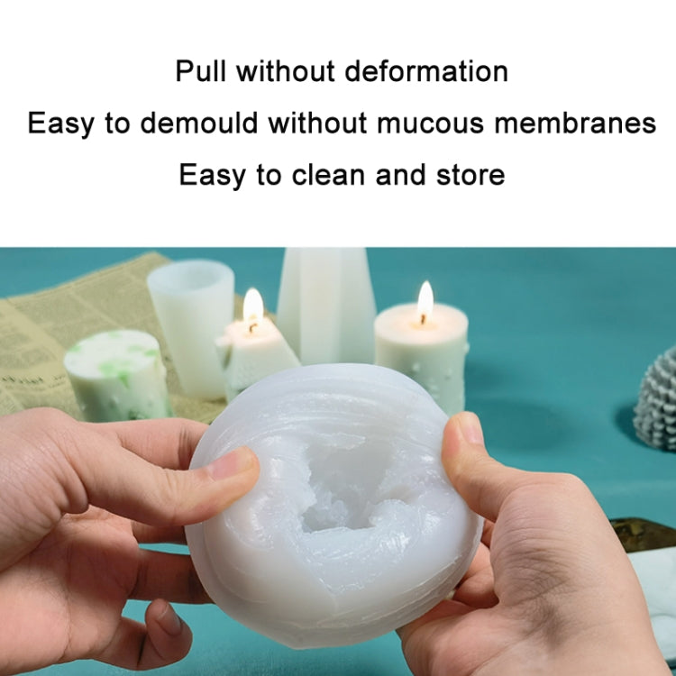 Moule en silicone en gypse pour bougie de Noël DIY, Forme : Père Noël, Sapin de Noël simple, Sapin de Noël triangulaire, Cadeau de Noël, Stéréo simple, Maison de neige 3, Cylindre de Noël simple, Sapin de Noël origami, Sapin de Noël avec 8 cônes