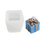 Moule en silicone en gypse pour bougie de Noël DIY, Forme : Père Noël, Sapin de Noël simple, Sapin de Noël triangulaire, Cadeau de Noël, Stéréo simple, Maison de neige 3, Cylindre de Noël simple, Sapin de Noël origami, Sapin de Noël avec 8 cônes