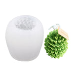 Moule en silicone en gypse pour bougie de Noël DIY, Forme : Père Noël, Sapin de Noël simple, Sapin de Noël triangulaire, Cadeau de Noël, Stéréo simple, Maison de neige 3, Cylindre de Noël simple, Sapin de Noël origami, Sapin de Noël avec 8 cônes
