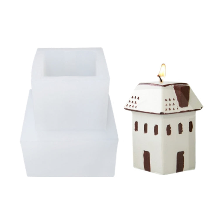 Moule en silicone en gypse pour bougie de Noël DIY, Forme : Père Noël, Sapin de Noël simple, Sapin de Noël triangulaire, Cadeau de Noël, Stéréo simple, Maison de neige 3, Cylindre de Noël simple, Sapin de Noël origami, Sapin de Noël avec 8 cônes