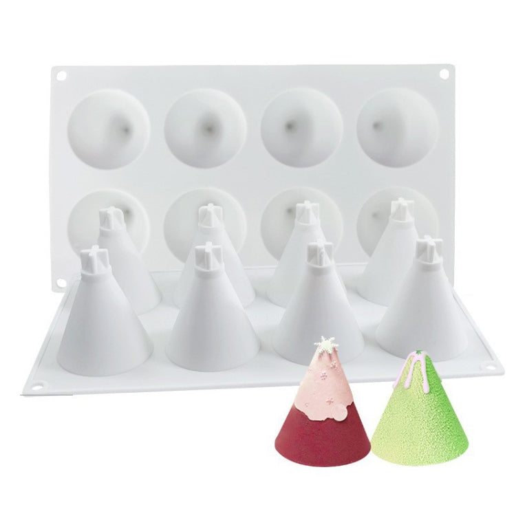 Moule en silicone en gypse pour bougie de Noël DIY, Forme : Père Noël, Sapin de Noël simple, Sapin de Noël triangulaire, Cadeau de Noël, Stéréo simple, Maison de neige 3, Cylindre de Noël simple, Sapin de Noël origami, Sapin de Noël avec 8 cônes