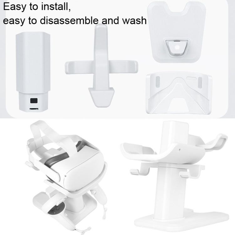 Support de rangement pour casque VR et manettes pour Meta Quest 2, pour Oculus Quest 2 Blanc