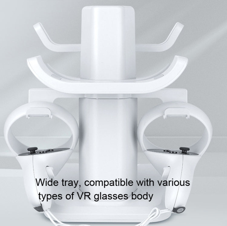 Support de rangement pour casque VR et manettes pour Meta Quest 2, pour Oculus Quest 2 Blanc