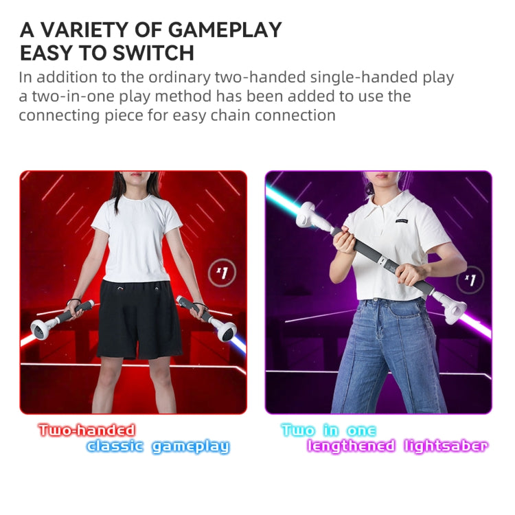 Manche long pour contrôleurs VR Meta Quest 2 pour jouer à Beat Saber, pour Oculus Quest 2