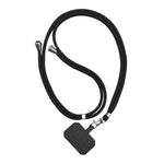 2 cordons de téléphone réglables et détachables avec carte, noir, rouge, jaune, bleu ciel, bordeaux, gris clair, gris foncé, bleu foncé, blanc