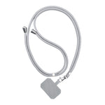 2 cordons de téléphone réglables et détachables avec carte, noir, rouge, jaune, bleu ciel, bordeaux, gris clair, gris foncé, bleu foncé, blanc